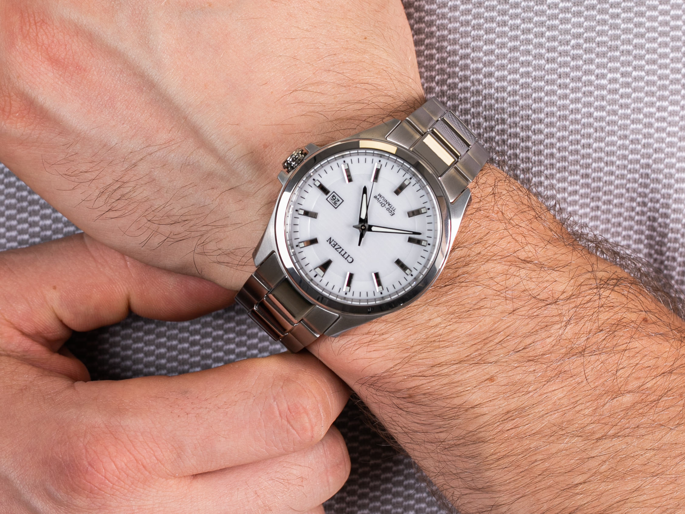 Citizen BM7470-84A zegarek klasyczny Titanium - miniatura 4