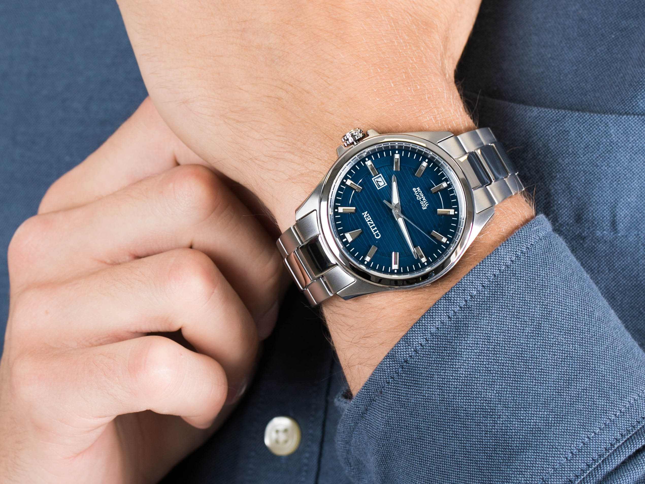 Citizen BM7470-84L zegarek klasyczny Titanium - miniatura 4