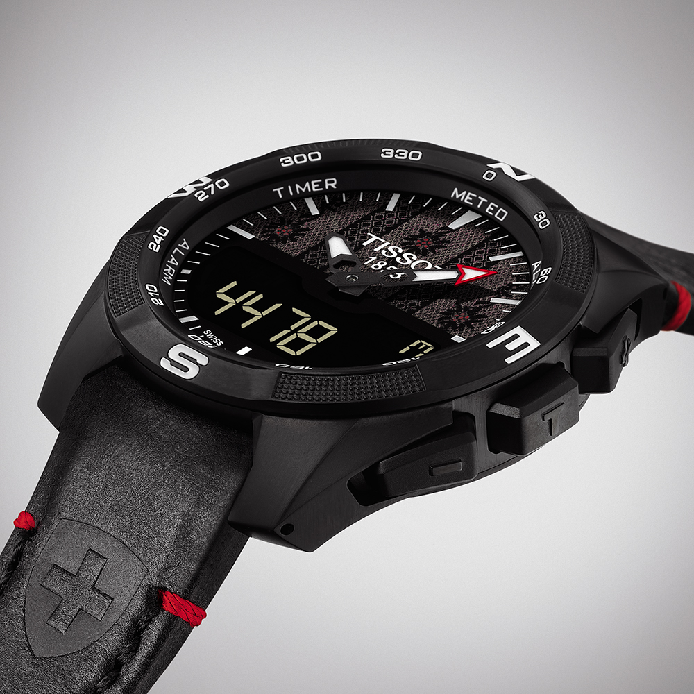 Tissot T091.420.46.051.04 T-TOUCH EXPERT SOLAR BLACK SWISS EDITION zegarek sportowy T-TOUCH EXPERT SOLAR - miniatura 4