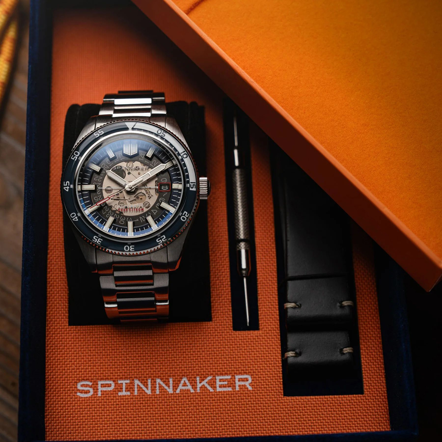 SP-5118-22 zegarek srebrny klasyczny Hass bransoleta - miniatura 3