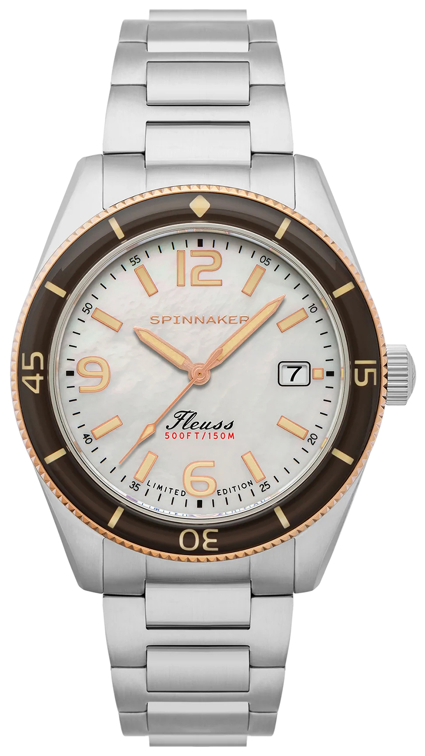 Spinnaker FLEUSS AUTOMATIC PEARL DIVER LIMITED EDITION SP-5108-33