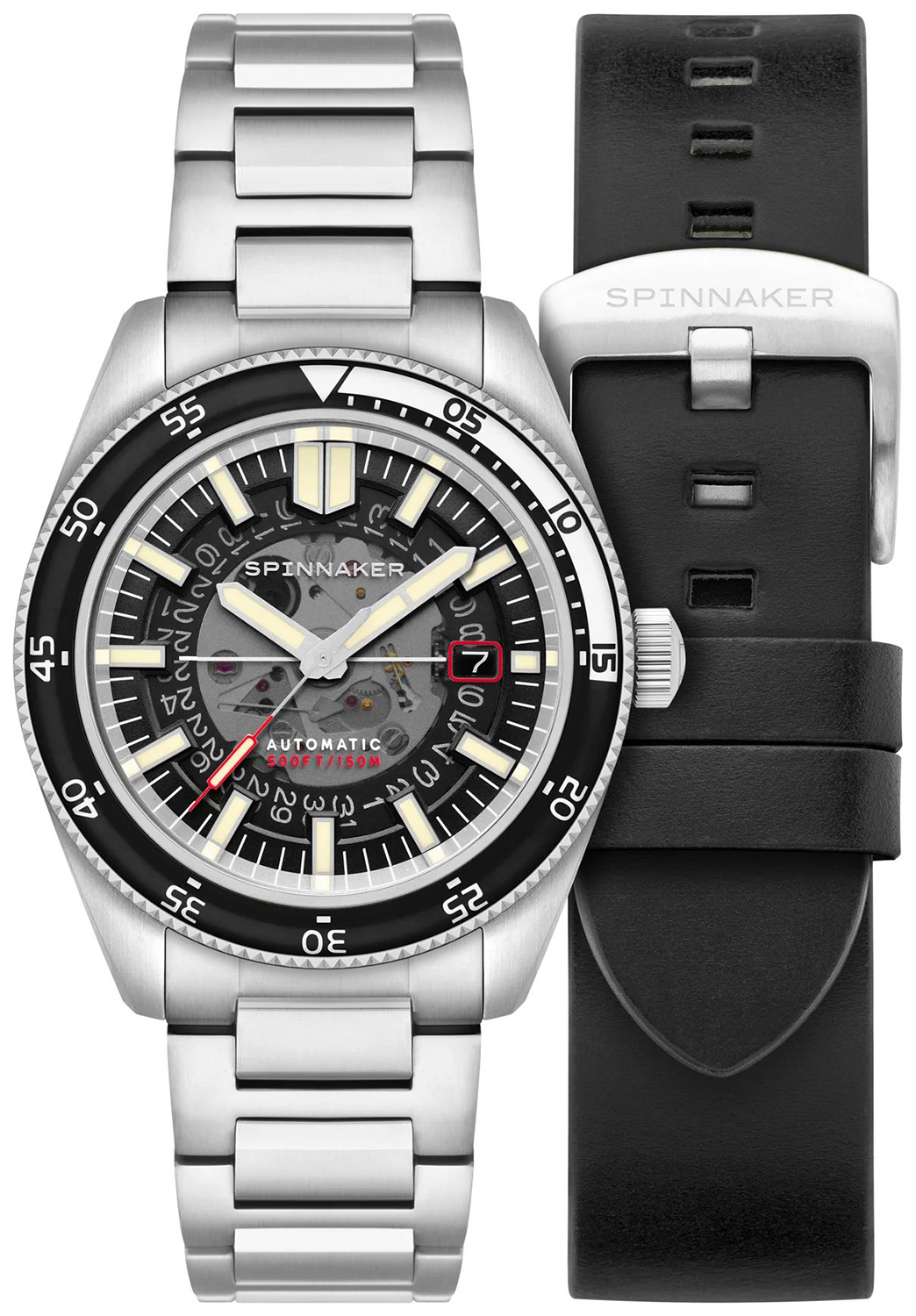 Spinnaker FLEUSS AUTOMATIC SEVERN EDITION WET SUIT BLACK SP-5118-11
