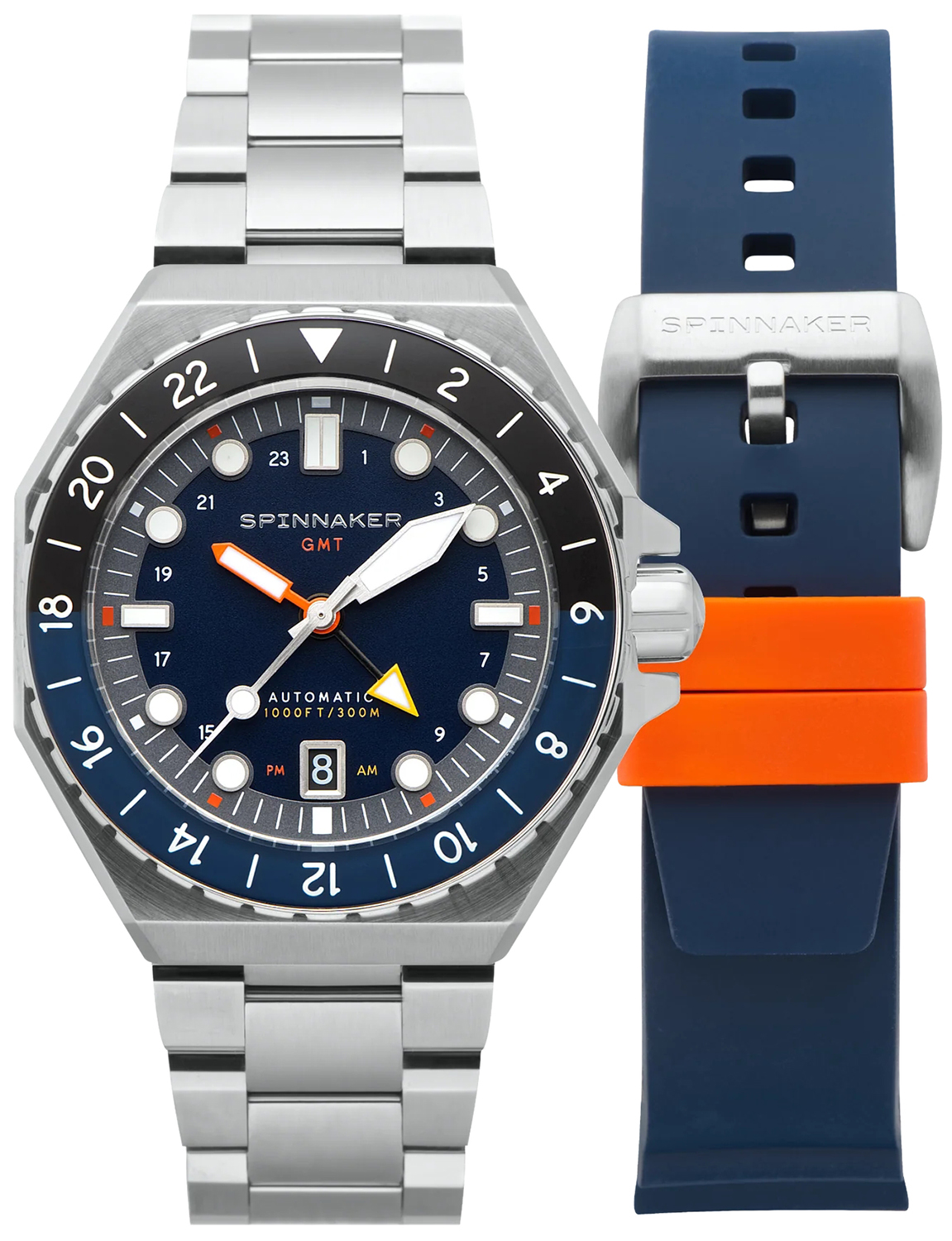 Spinnaker DUMAS GMT AUTOMATIC NAVY BLACK SP-5119-22