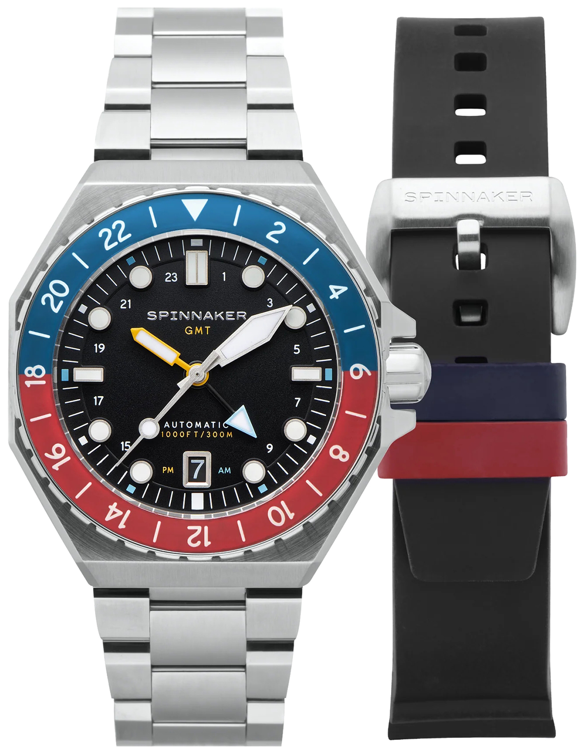 Spinnaker DUMAS GMT AUTOMATIC COBALT CRIMSON SP-5119-44