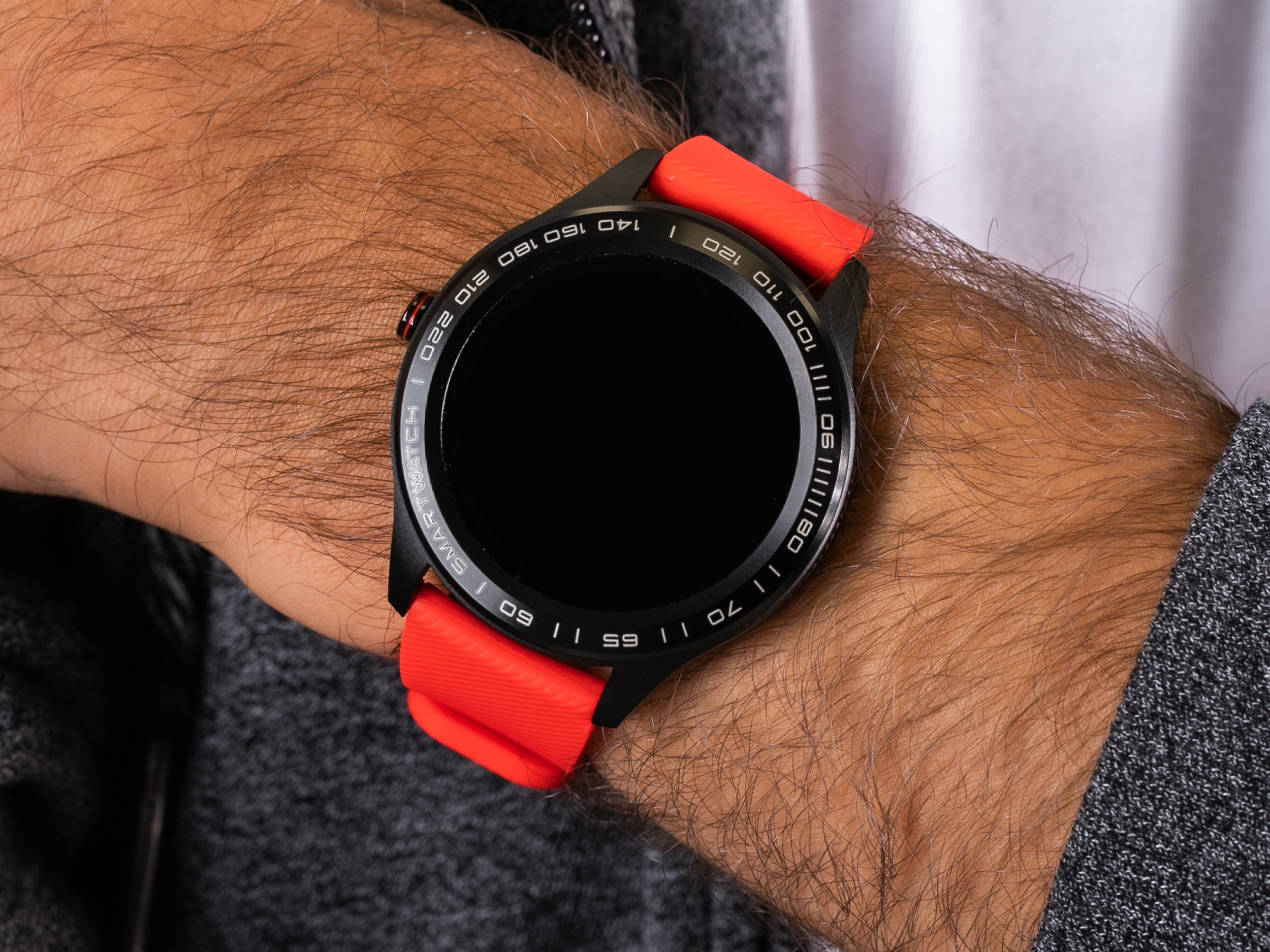 Garett 5903246286960 Smartwatch Garett Men 3S RT czerwony zegarek sportowy Męskie - miniatura 4