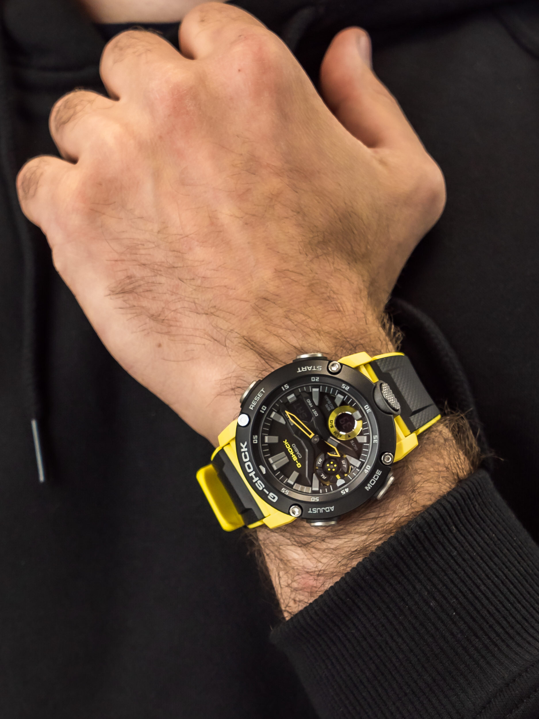 G-Shock GA-2000-1A9ER męski zegarek G-Shock pasek