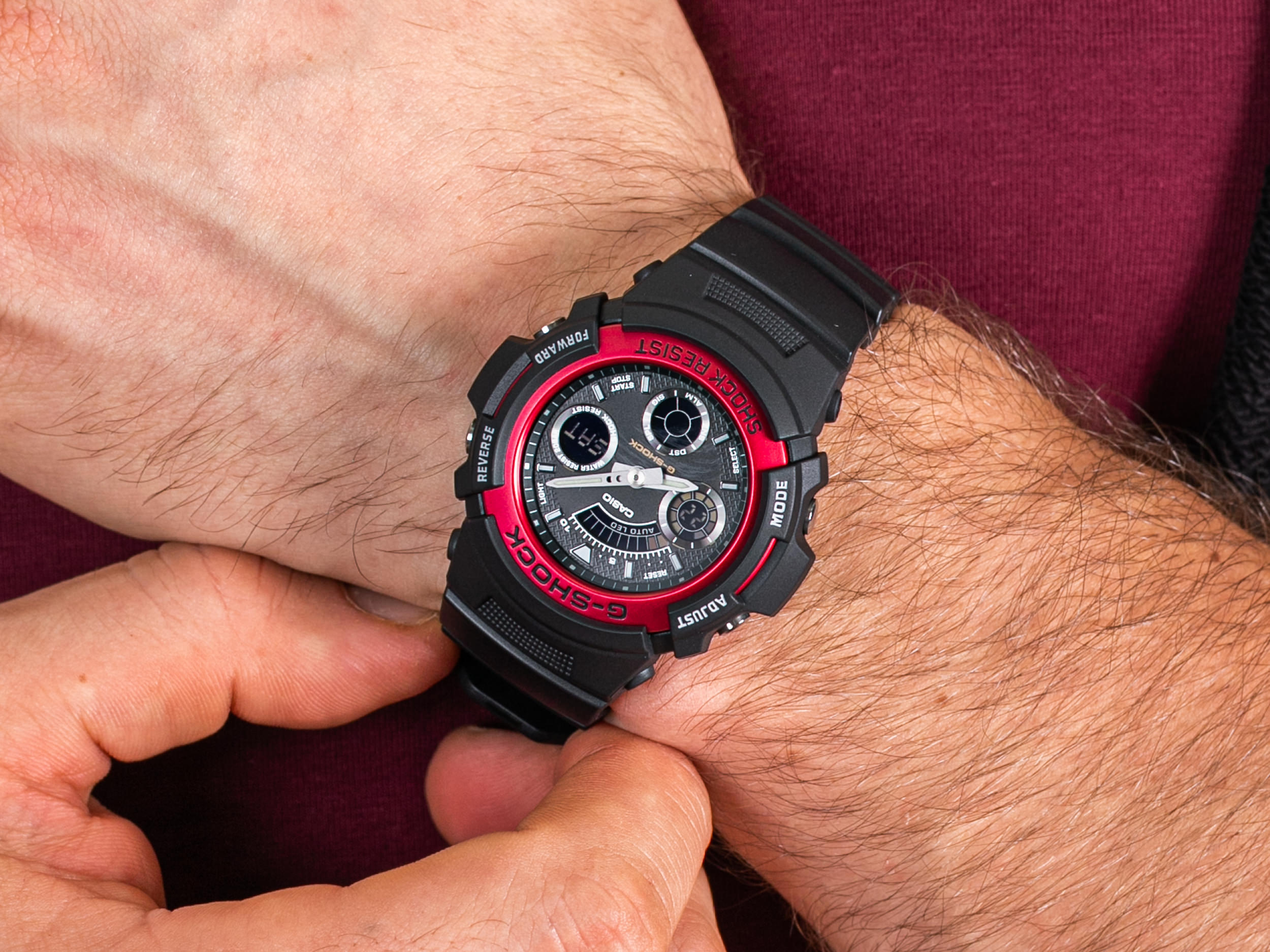 zegarek Casio AW-591-4AER czarny G-SHOCK Original