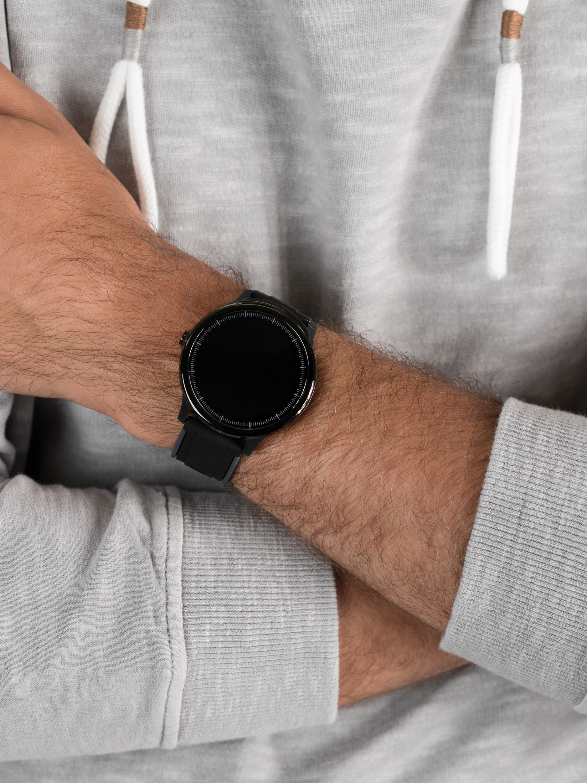 zegarek Garett 5903246286670 Smartwatch Sport Garett Gym szary męski z krokomierz Męskie