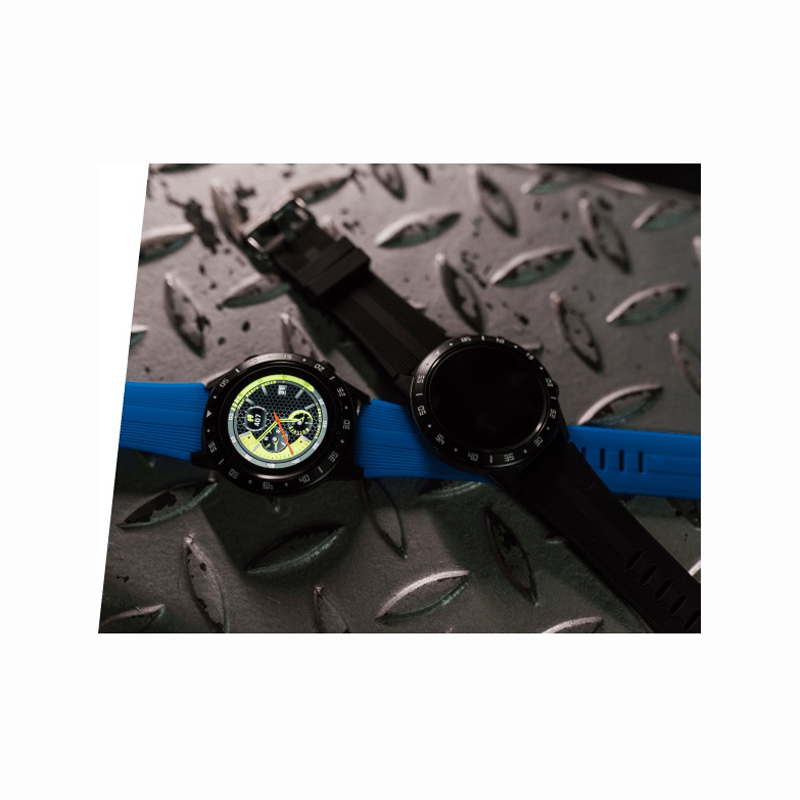 Garett 5903246287028 Smartwatch Garett Multi 4 Sport RT niebieski Męskie sportowy zegarek czarny