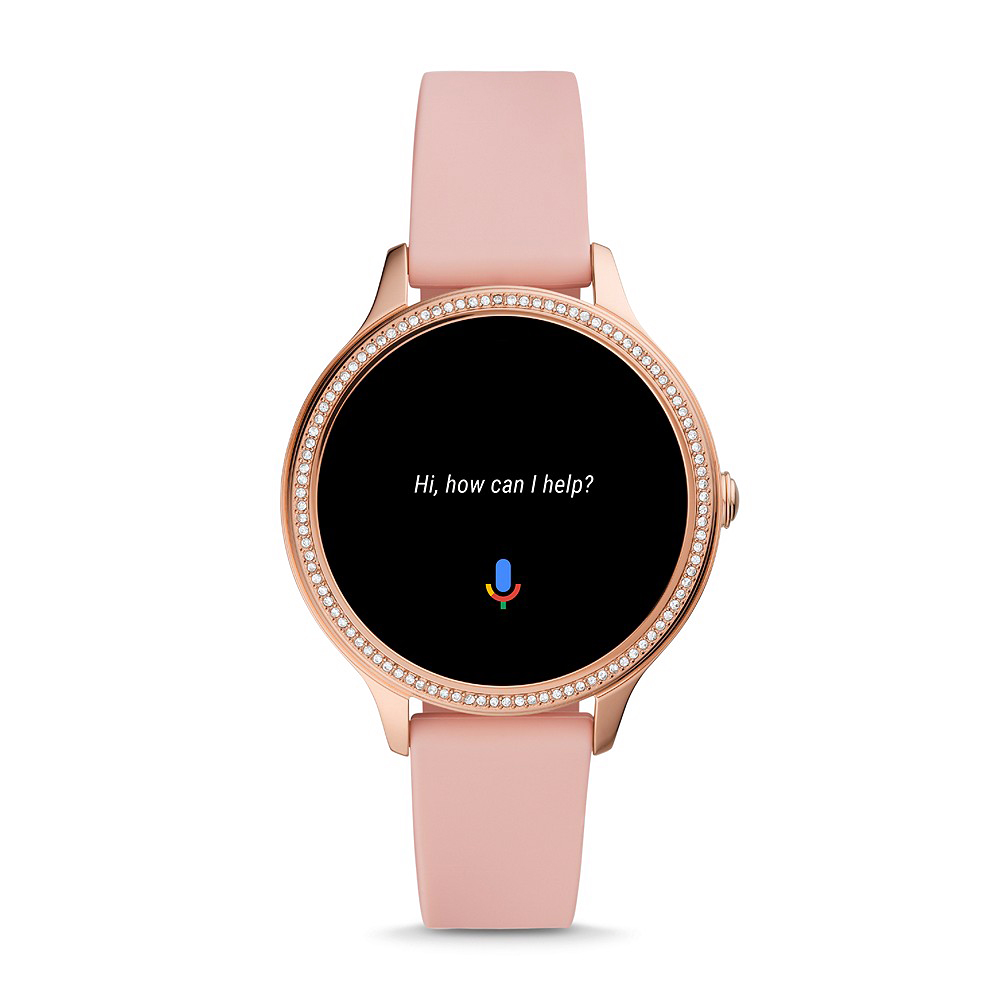 Fossil Smartwatch FTW6066 GEN 5E SMARTWATCH - BLUSH SILICONE Fossil Q sportowy zegarek różowe złoto - miniatura 9