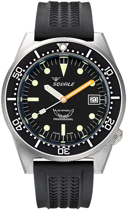 Squale 1521BKBLVO 1521 Black Blasted - zdjęcie 1
