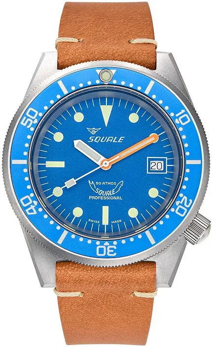 Squale 1521BLUEBLPC 1521 Blue Blasted Leather - zdjęcie 1