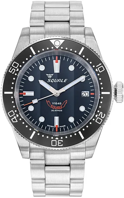 Squale 1545BKBKCAC 1545 Black Bracelet - zdjęcie 1
