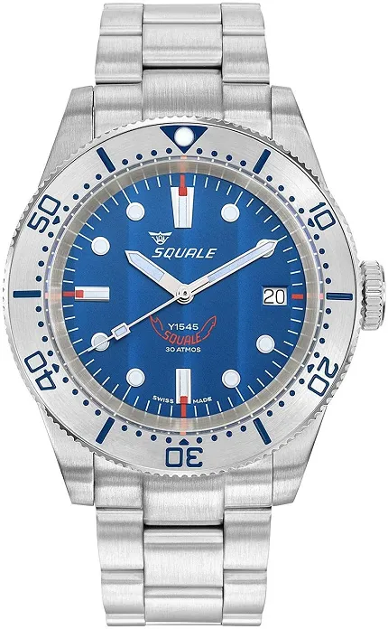 Squale 1545SSBLCAC 1545 Steel Blue Bracelet - zdjęcie 1