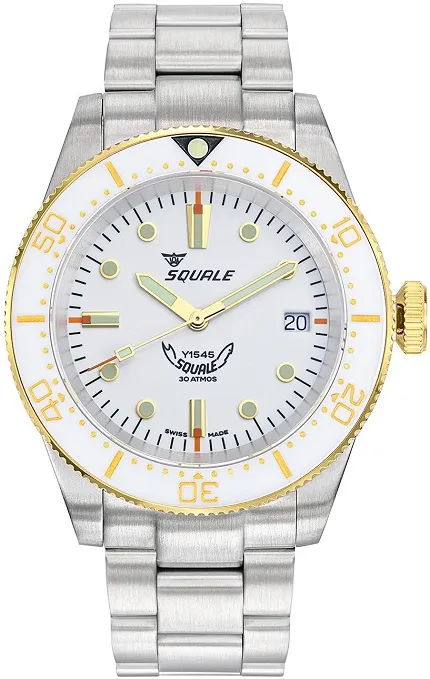 Squale 1545WTWTAC 1545 White Bracelet - zdjęcie 1