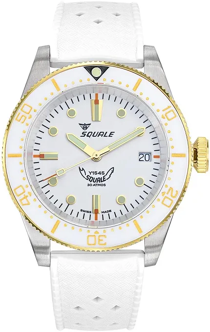 Squale 1545WTWTHTW 1545 White Rubber - zdjęcie 1