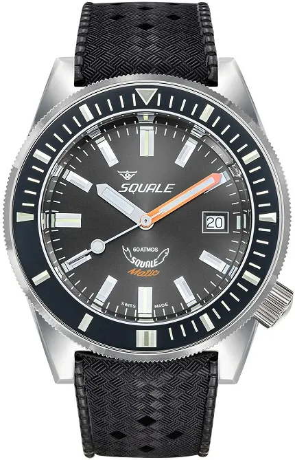 Squale MATICXSAHT Matic Grey Rubber - zdjęcie 1