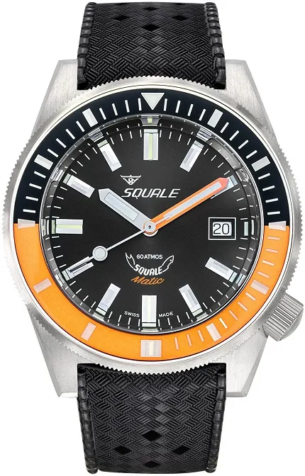 Squale MATICXSCHT Matic Satin Orange Rubber - zdjęcie 1