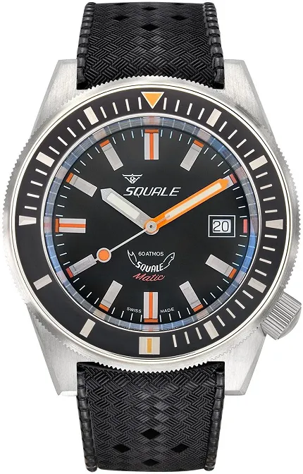Squale MATICXSGHT Matic Satin Black Rubber - zdjęcie 1