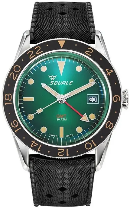 Squale SUB-39GMGRHT Sub-39 GMT Vintage Green - zdjęcie 1