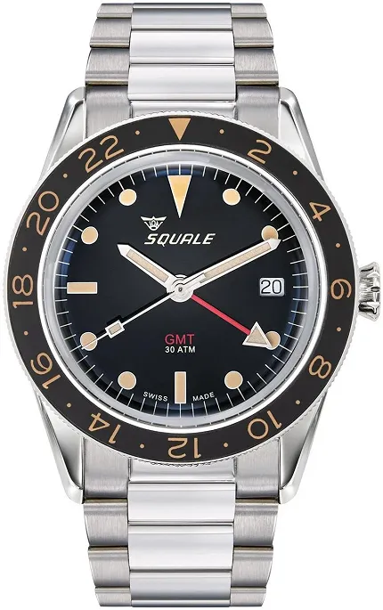 Squale SUB-39GMTVBR22 Sub-39 GMT Vintage Bracelet - zdjęcie 1