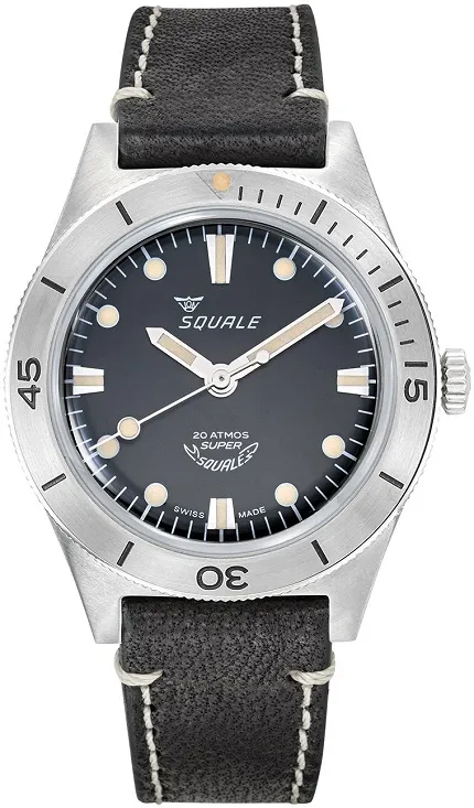 Squale SUPERSSBKPN Super-Squale Sunray Black Leather - zdjęcie 1