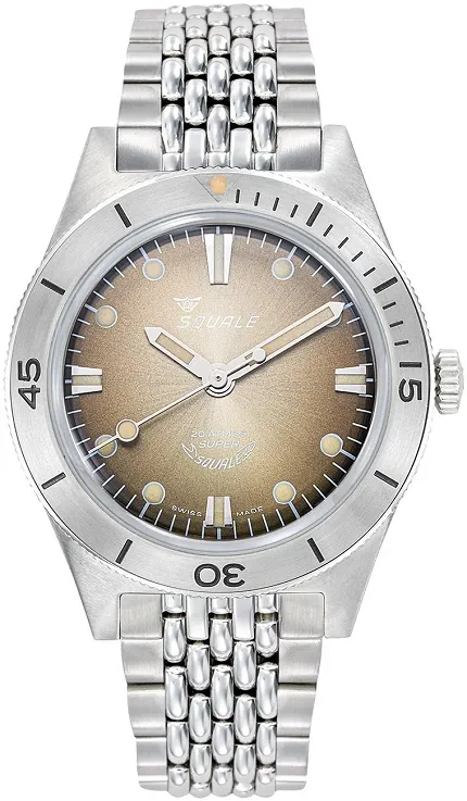 Squale SUPERSSBWAC Super-Squale Sunray Brown Bracelet - zdjęcie 1