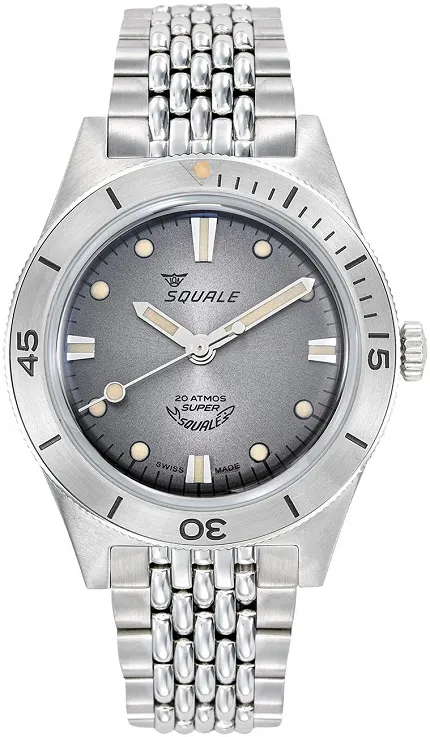 Squale SUPERSSGAC Super-Squale Sunray Grey Bracelet - zdjęcie 1