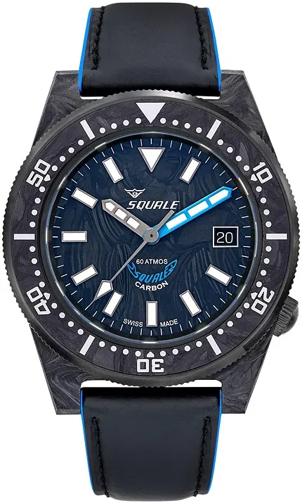 Squale T183AFCBLRLBL T-183 Forged Carbon Blue - zdjęcie 1