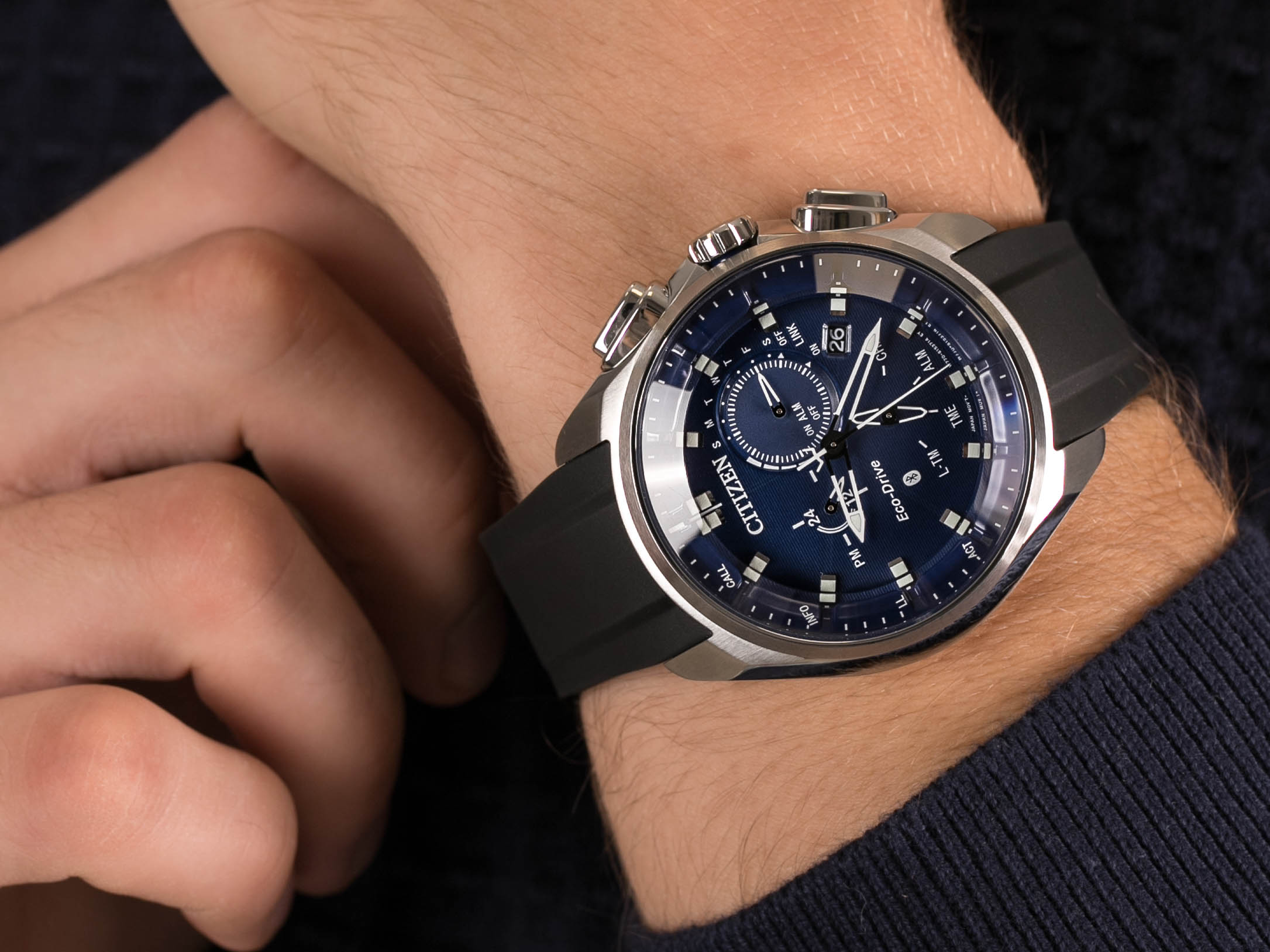 smartwatch Citizen BZ1020-14L srebrny Ecodrive - miniatura 4