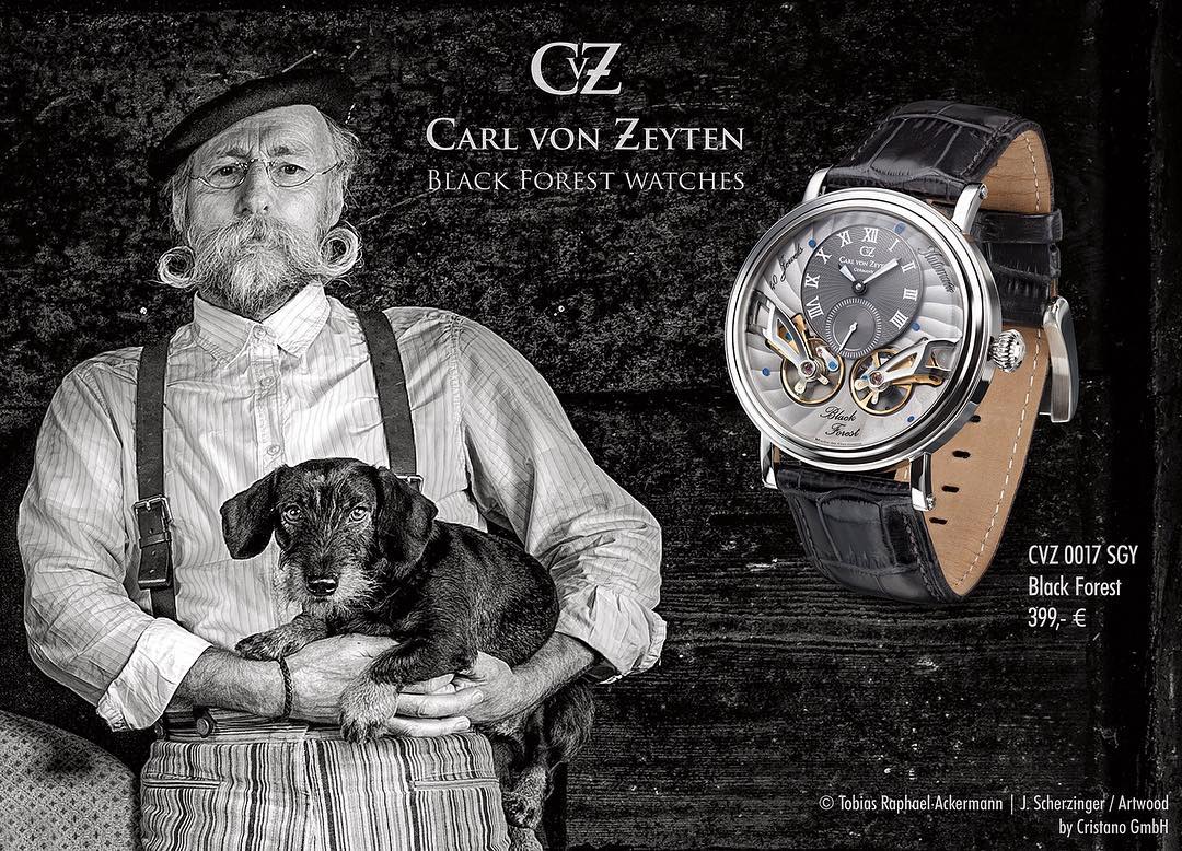 zegarek Carl von Zeyten CVZ0017SGY srebrny Black Forest - miniatura 7