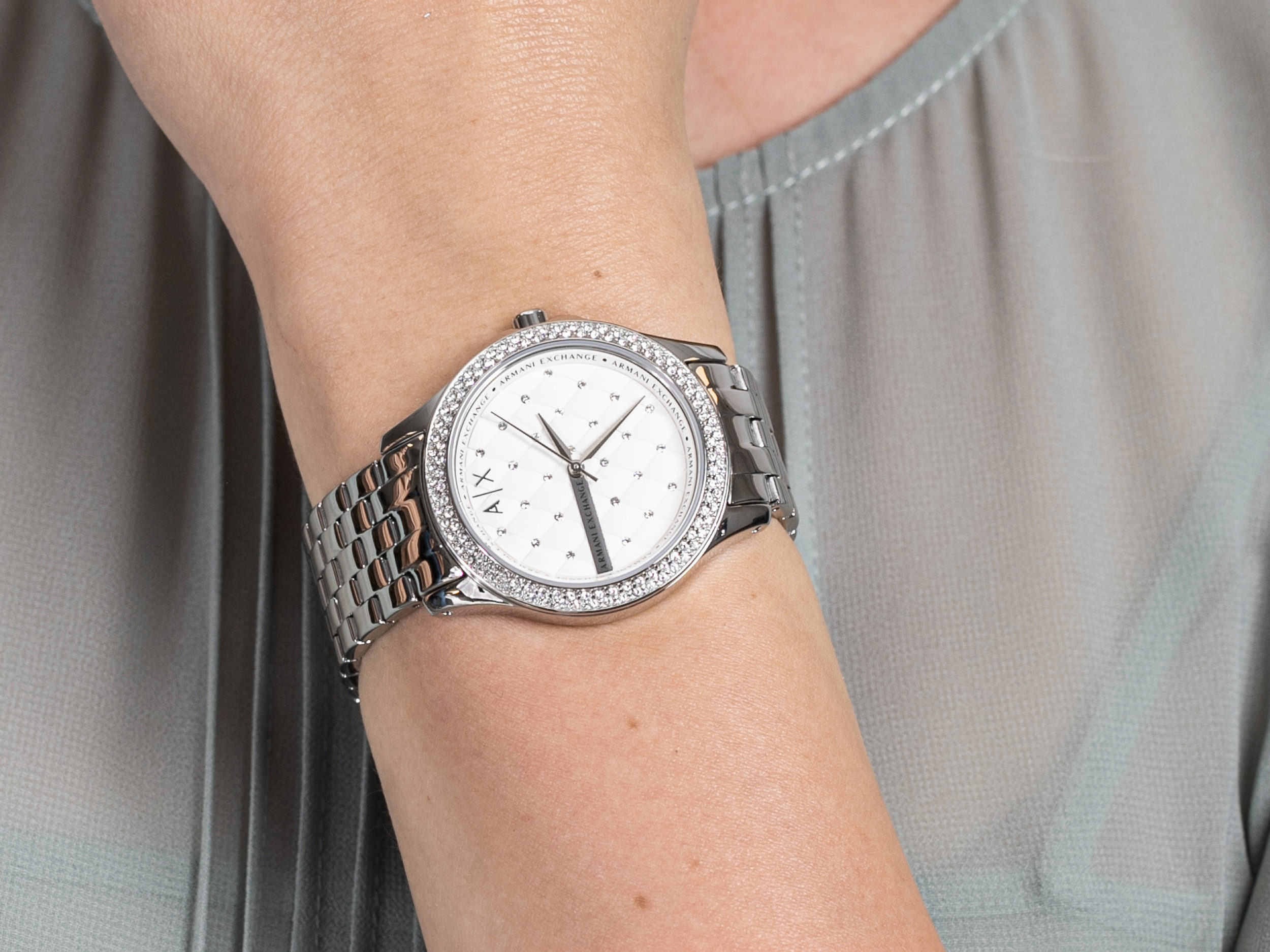 Armani Exchange AX5215 Lady Hampton zegarek klasyczny Fashion