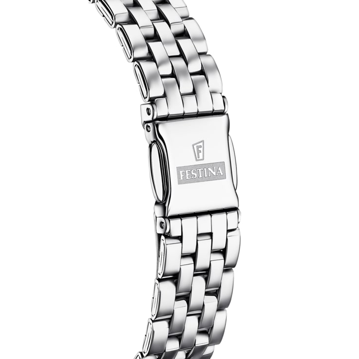 Festina F20223-2 zegarek srebrny elegancki Mademoiselle bransoleta - miniatura 5