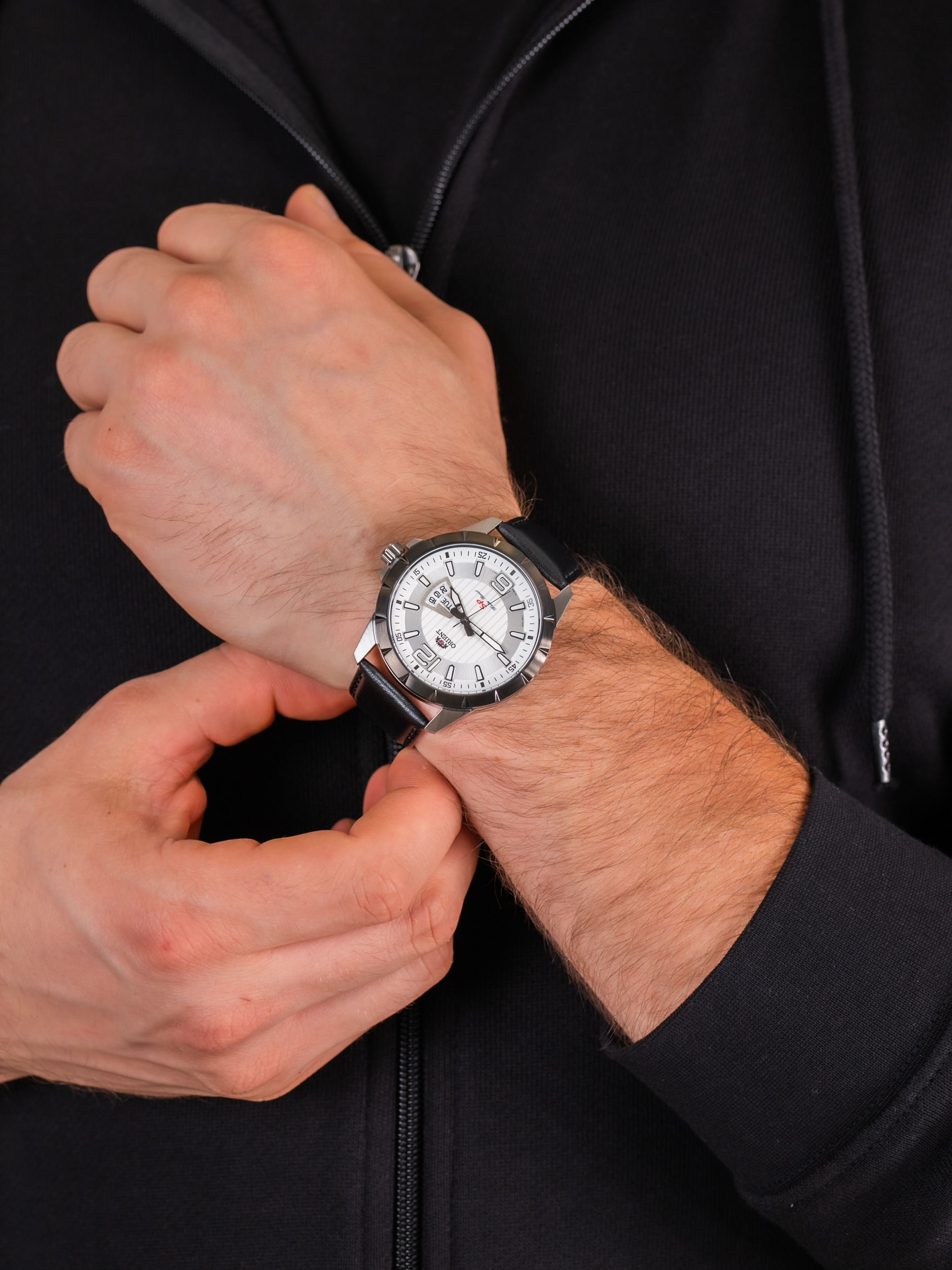 Orient FUG1X003W9 męski zegarek Sports pasek - miniatura 3