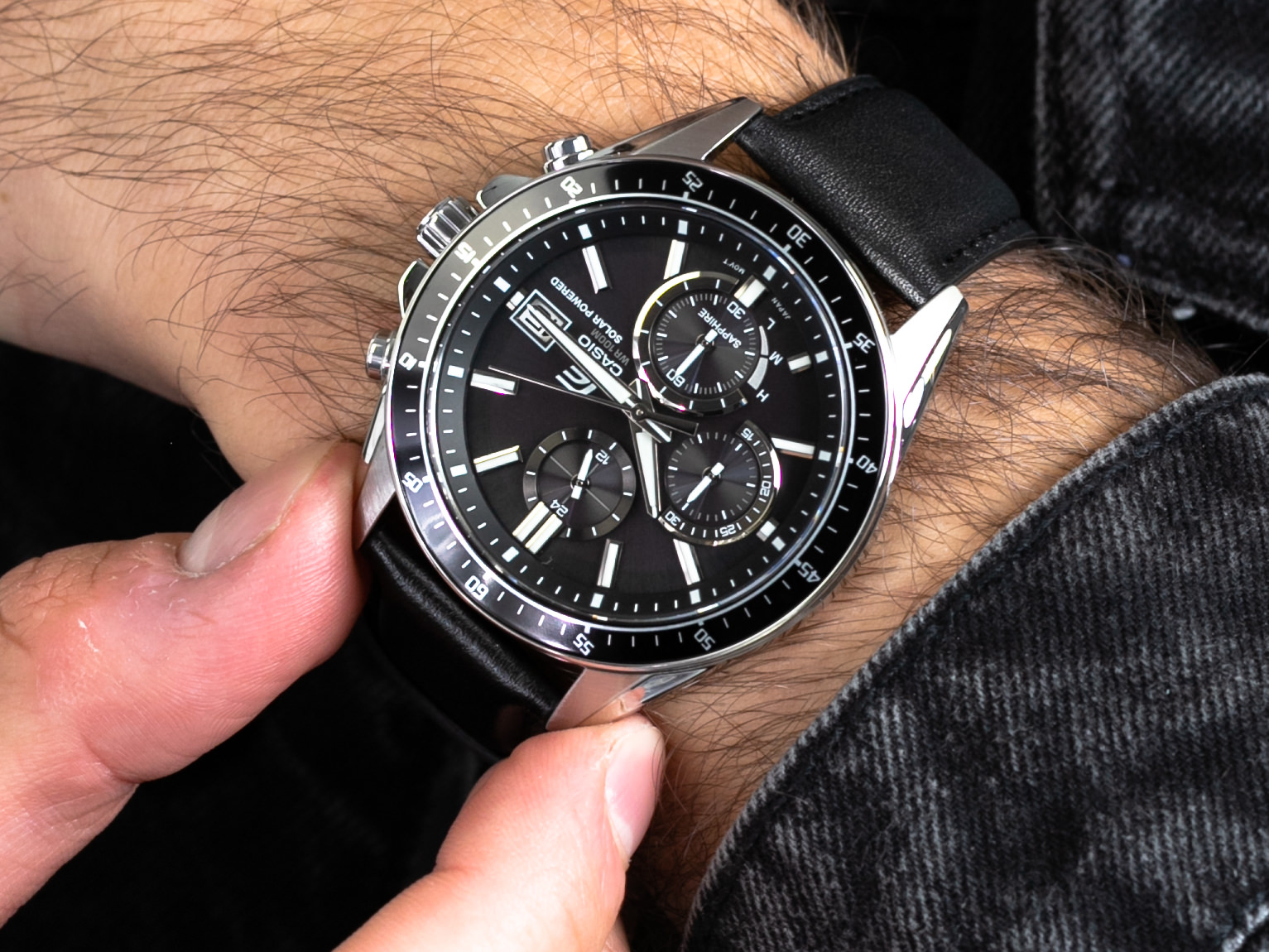 zegarek Edifice EFS-S510L-1AVUEF srebrny EDIFICE Premium