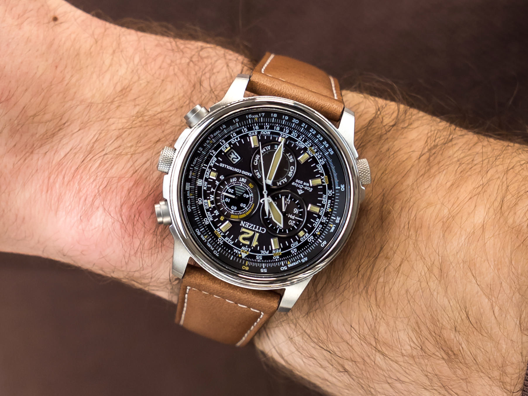 Zegarek Citizen Solar Sapphire Chronograph Radio Controlled męski