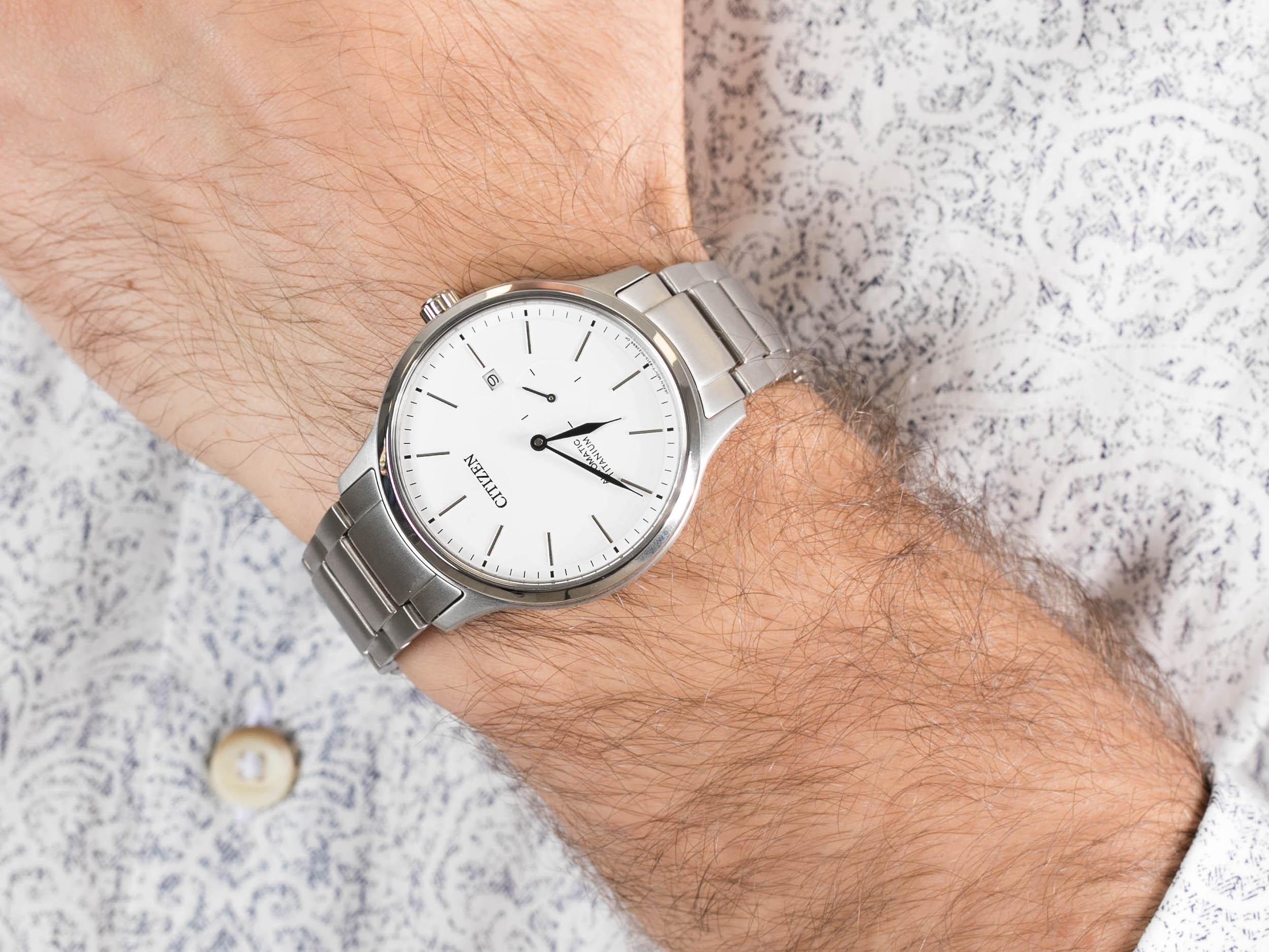 zegarek Citizen NJ0090-81A srebrny Titanium - miniatura 4