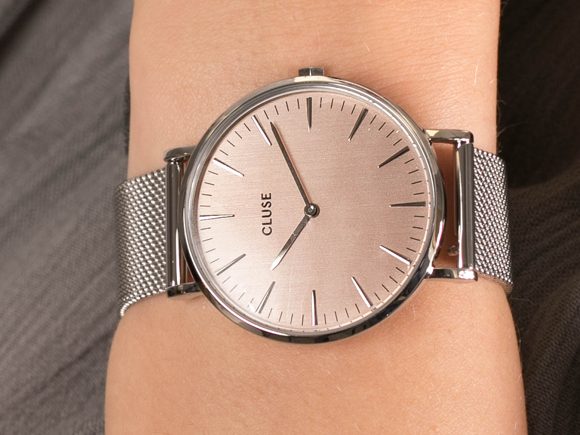 Cluse CW0101201026 ilver Rose Gold zegarek klasyczny La Boheme - miniatura 7