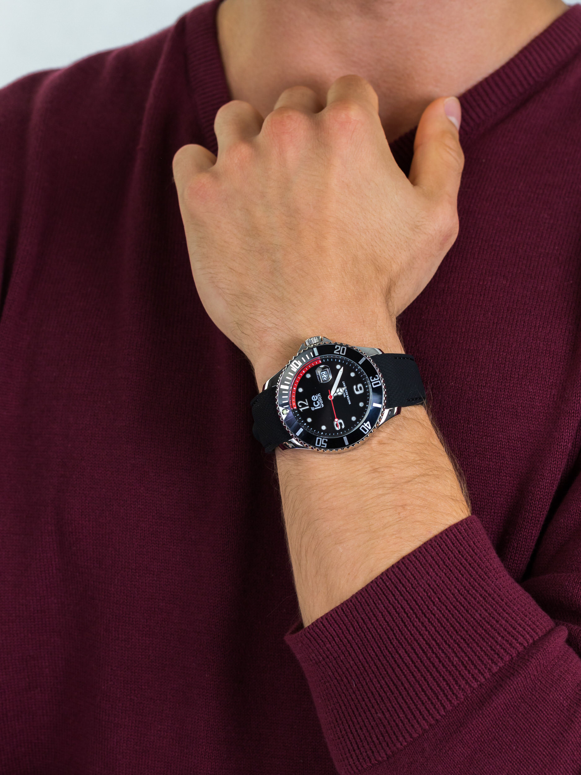 ICE Watch ICE.015773 zegarek srebrny klasyczny ICE-Steel pasek - miniatura 3