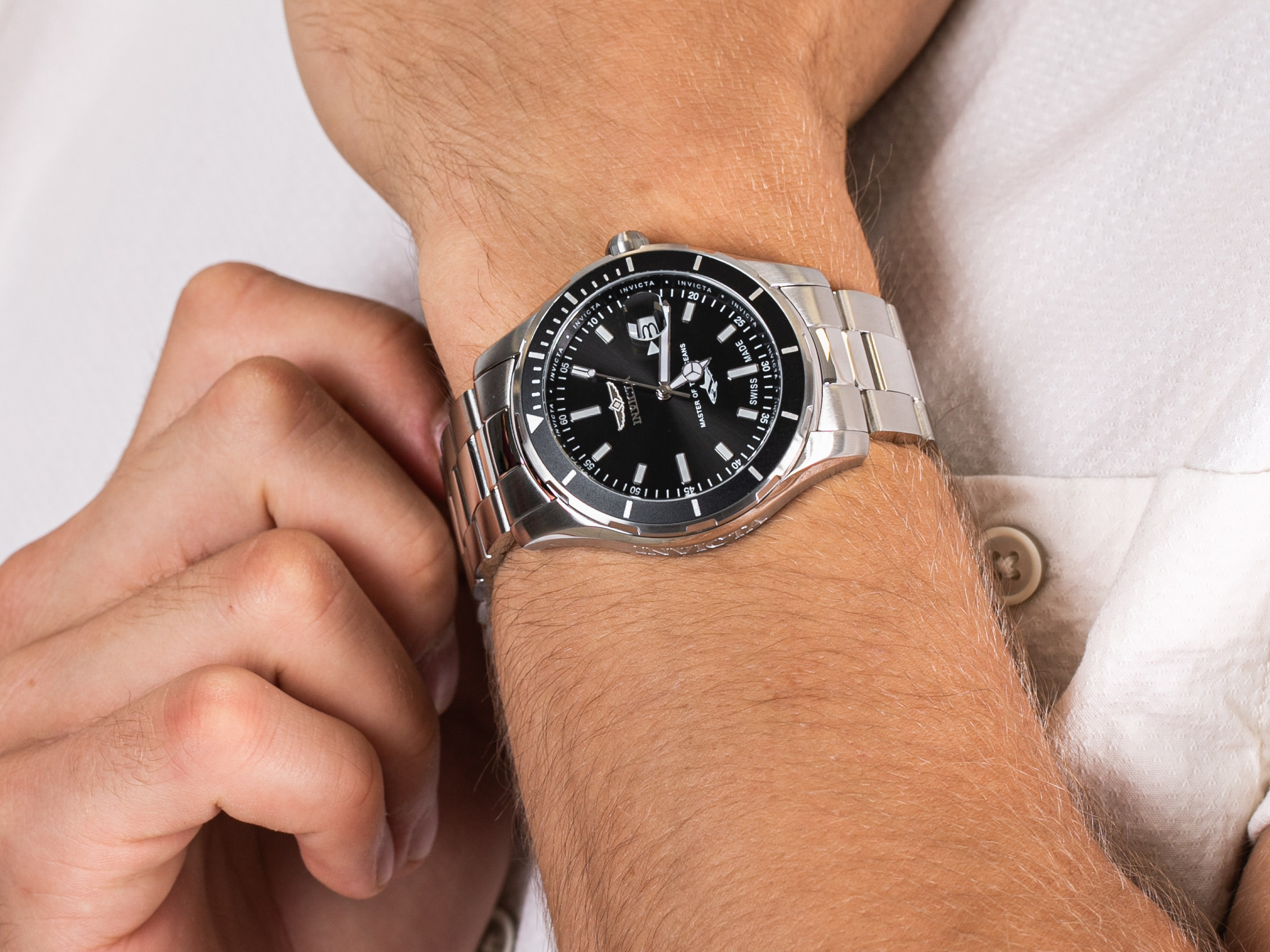 zegarek Invicta IN25806 srebrny Pro Diver - miniatura 4