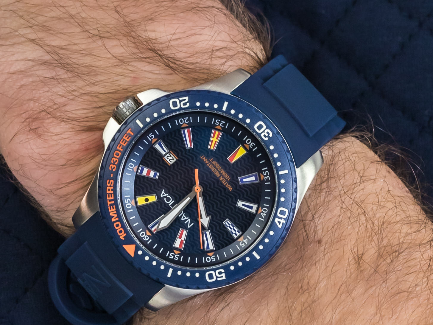 zegarek Nautica NAPJBC002 srebrny Pasek - miniatura 4