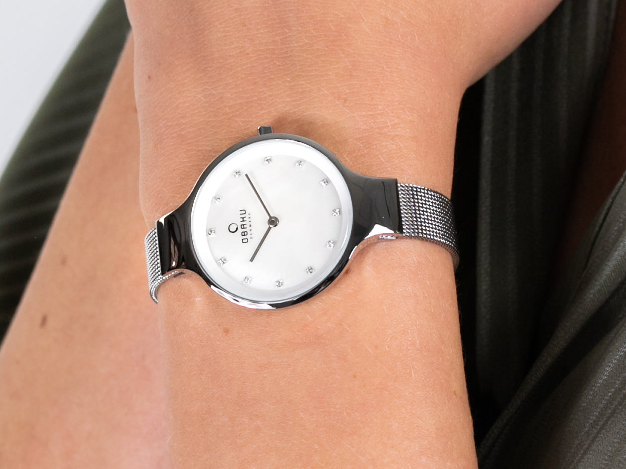 Obaku Denmark V173LXCIMC SKY - STEEL zegarek fashion/modowy Slim