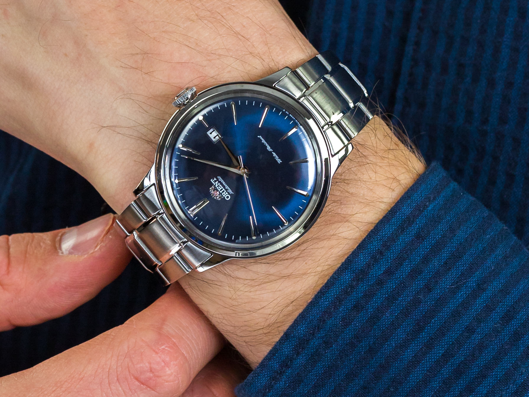 Orient RA-AC0007L10B Bambino II Automatic zegarek klasyczny Classic - miniatura 4
