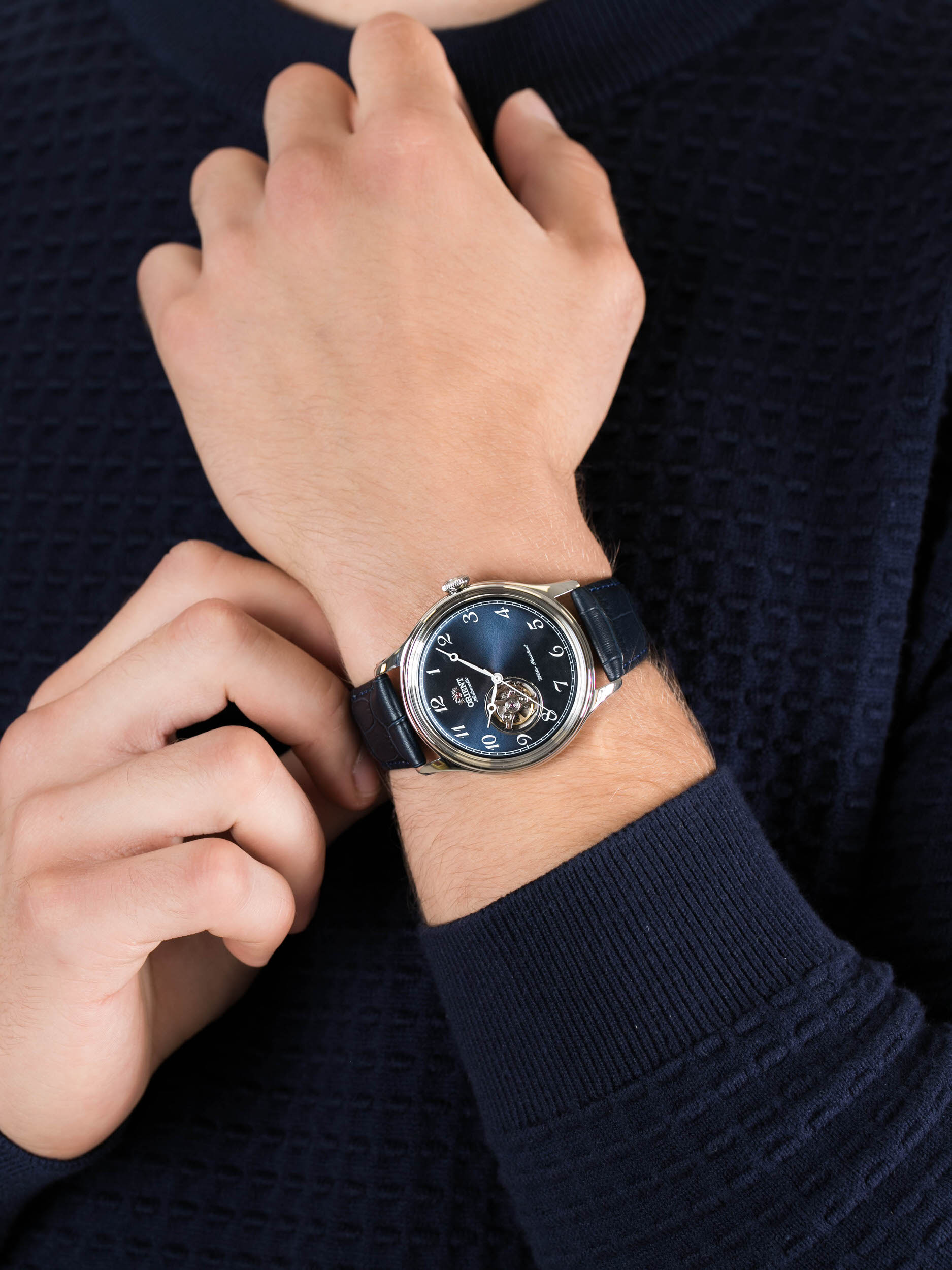 Orient RA-AG0015L10B męski zegarek Classic pasek - miniatura 3