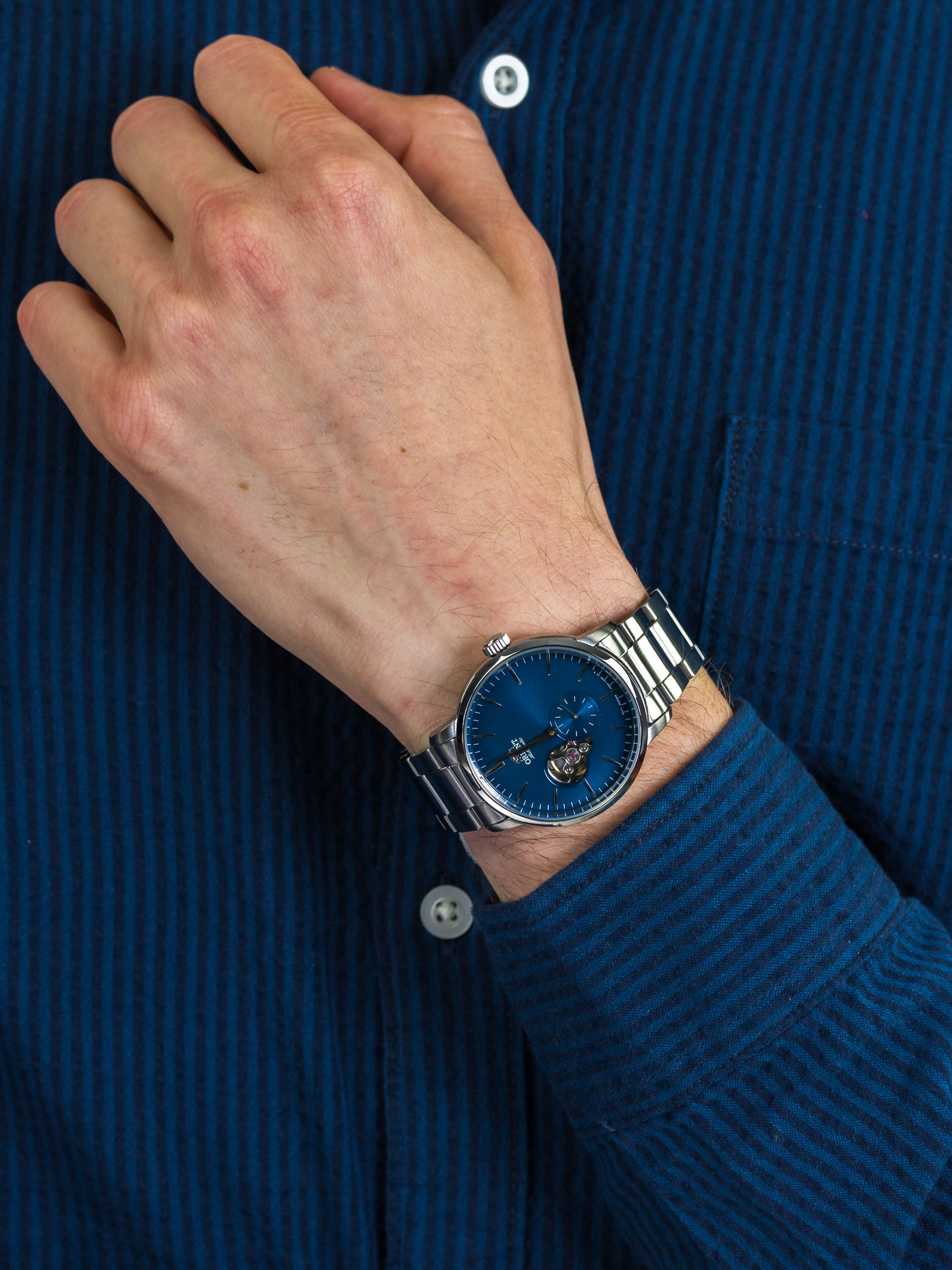 Orient RA-AR0101L10B męski zegarek Contemporary bransoleta - miniatura 3