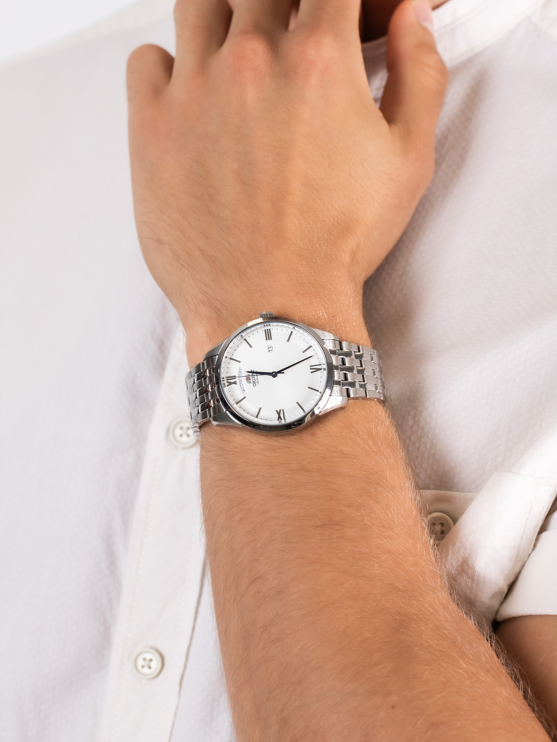 Orient RA-AX0005S0HB męski zegarek Contemporary bransoleta - miniatura 3