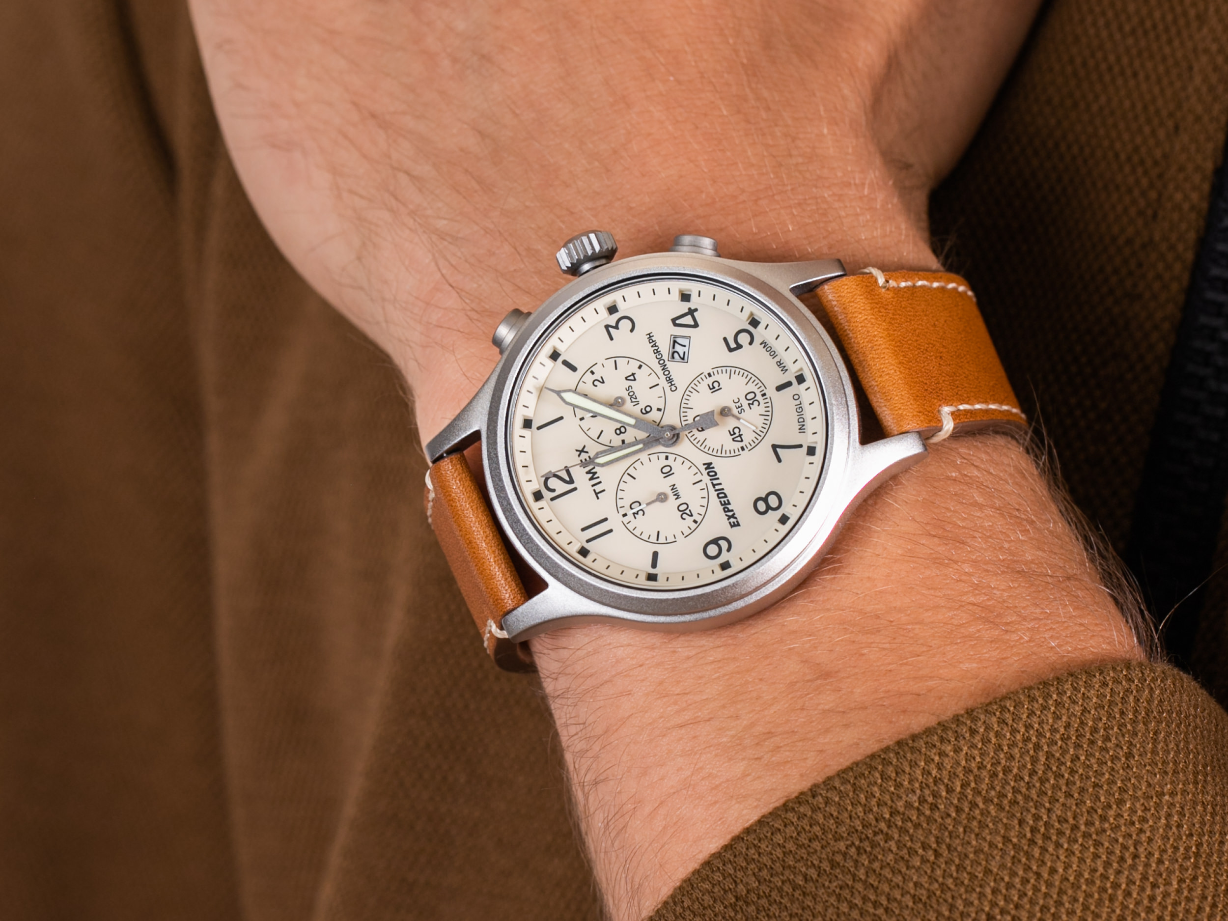 zegarek Timex TW4B09200 srebrny Expedition
