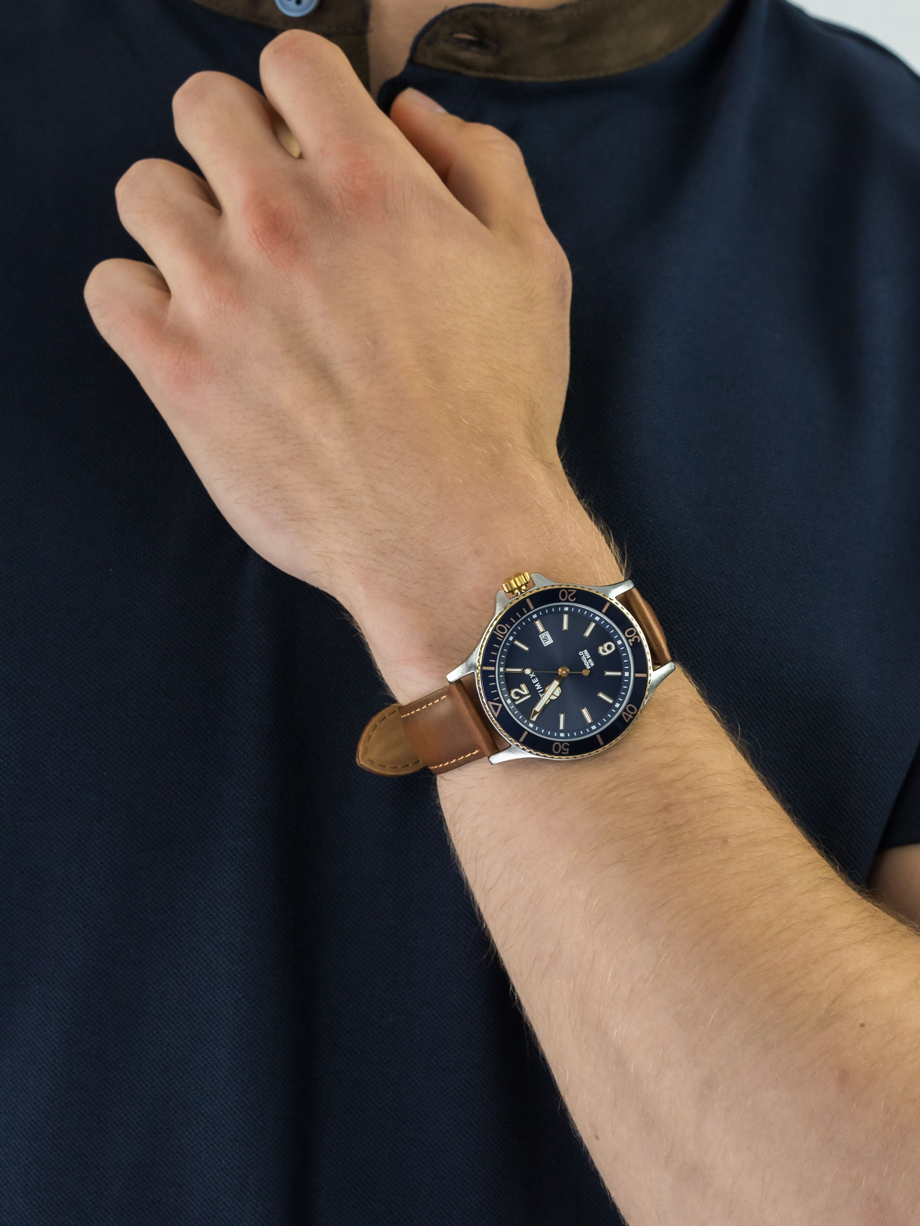 Timex TW2R64500 męski zegarek Harborside pasek - miniatura 3