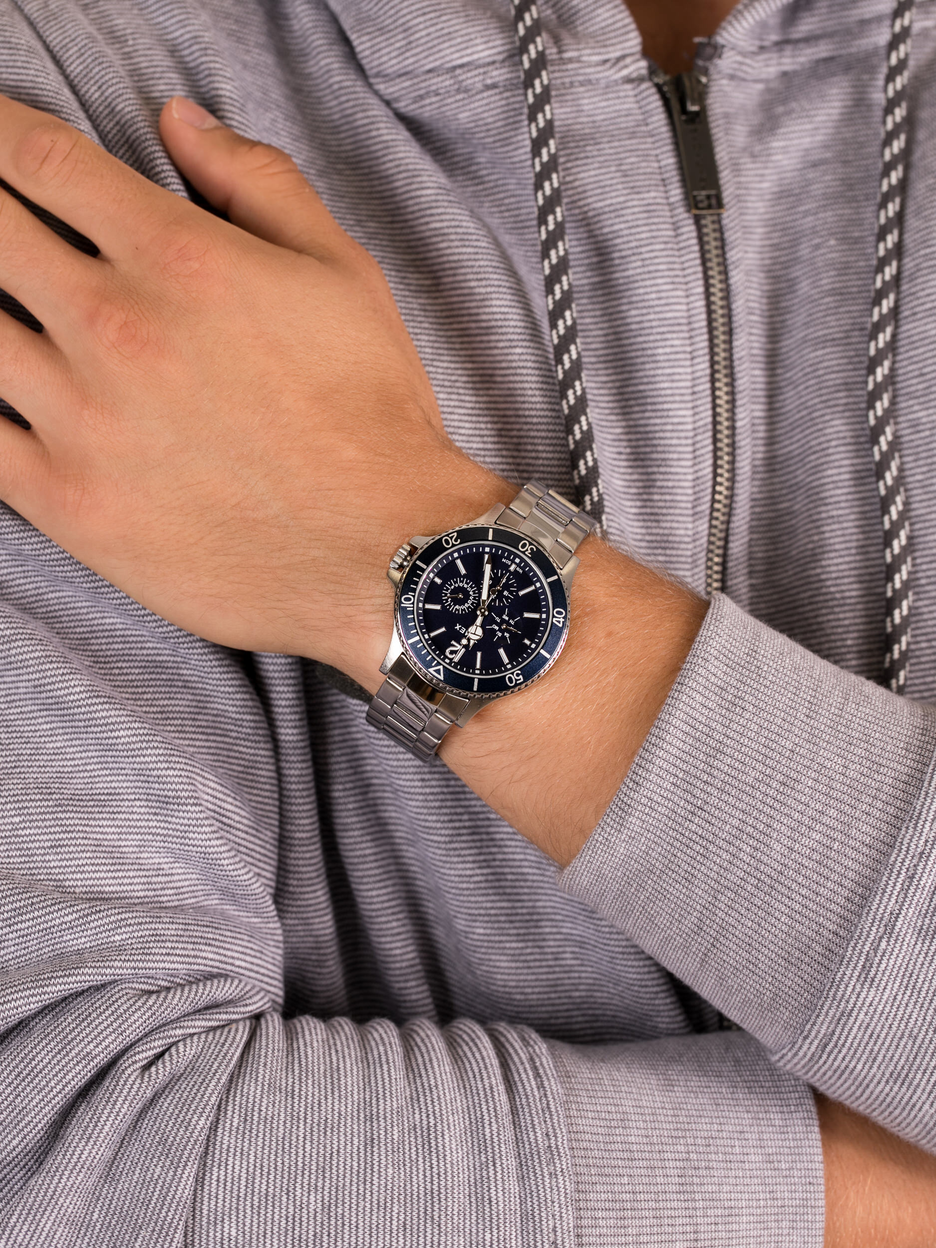 Timex TW2U13200 męski zegarek Harborside bransoleta - miniatura 3