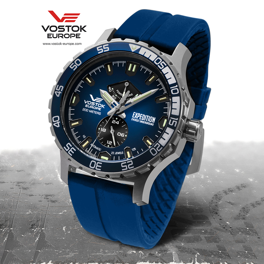Vostok Europe YN84-597A545 męski zegarek Expedition Everest Underground pasek - miniatura 3